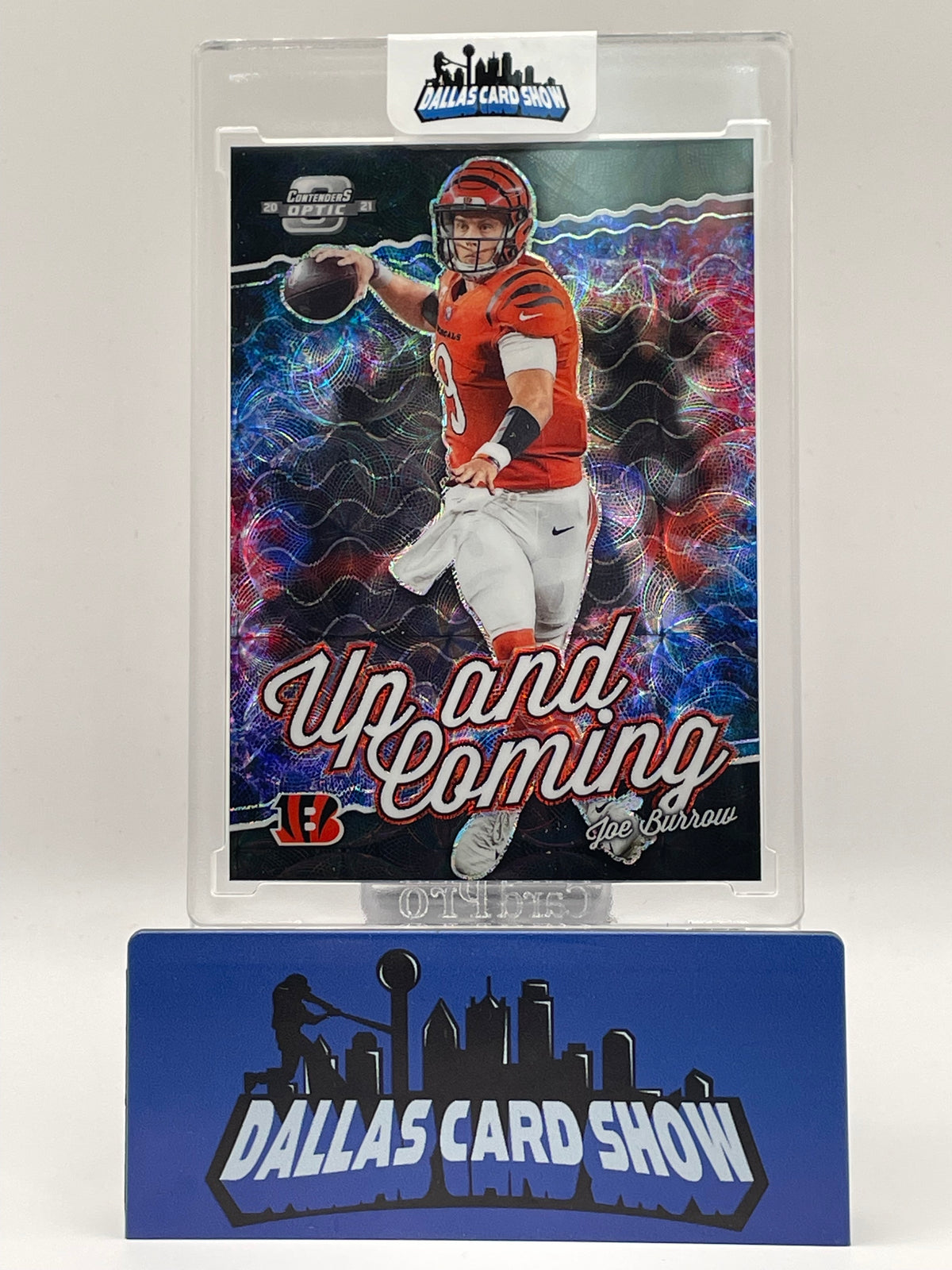 2021 Panini Contenders Optic #UC-JBU Joe Burrow Up and Coming /25