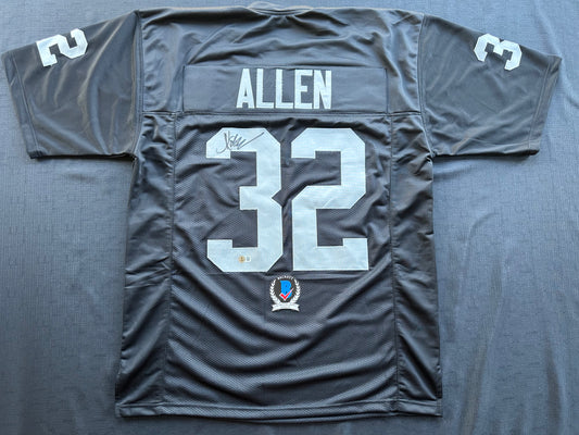 MARCUS ALLEN LOS ANGELES LA RAIDERS SIGNED JERSEY XL Chiefs USC Trojans BAS