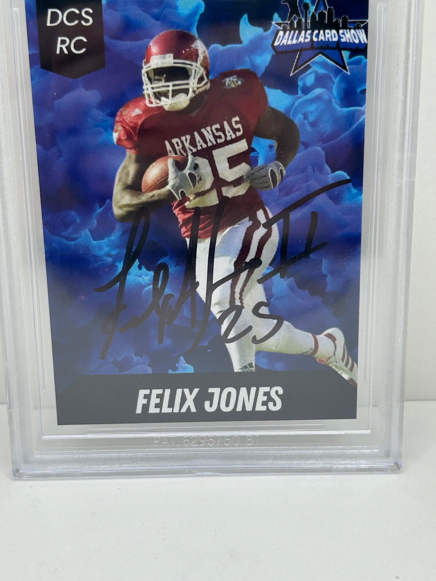 2024 Dallas Card Show Felix Jones #2 Beckett Witnessed Authentic Autograph (4836)