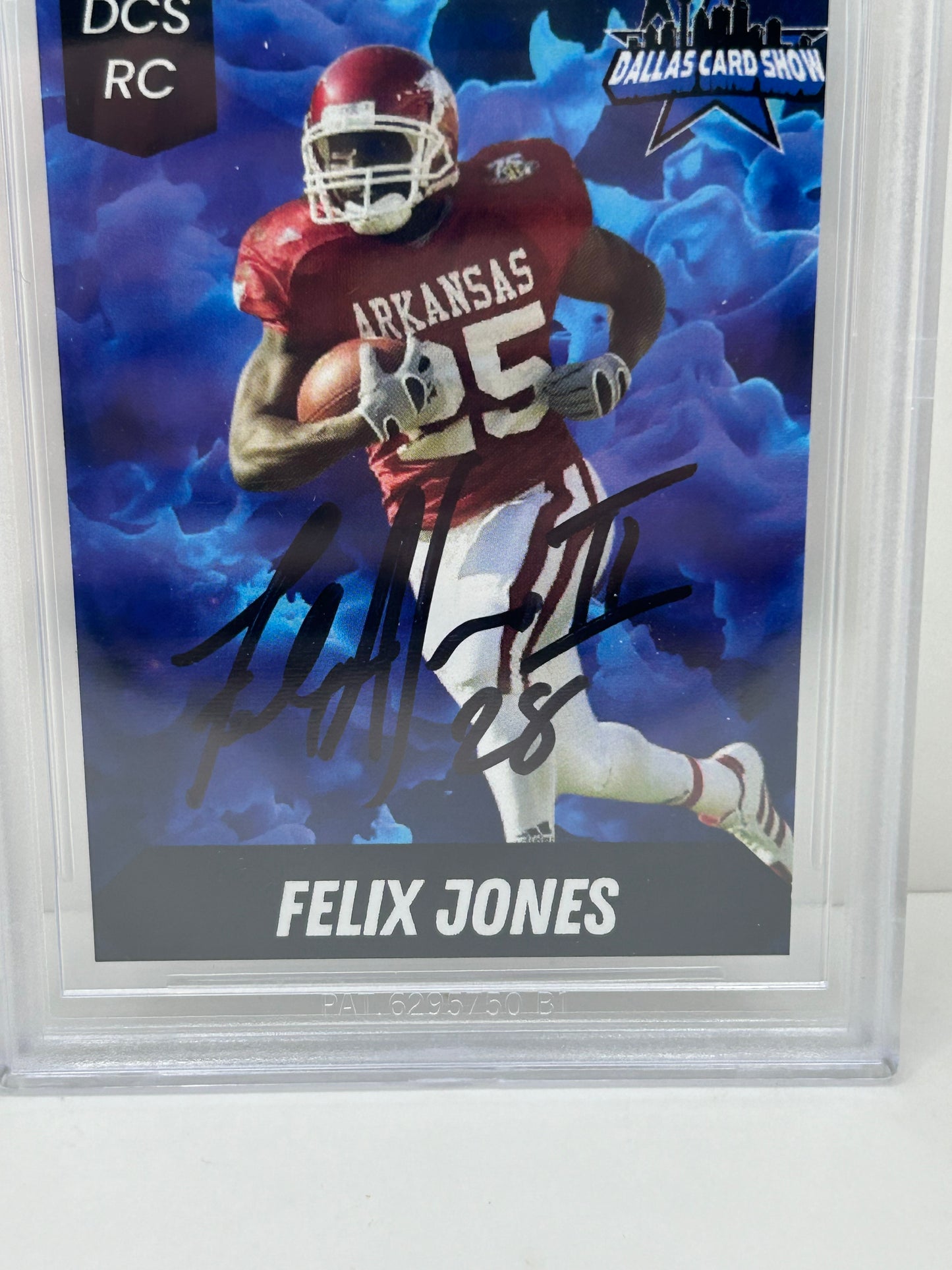 2024 Dallas Card Show Felix Jones #2 Beckett Witnessed Authentic Autograph (4842)