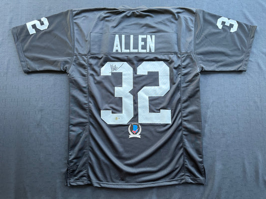 MARCUS ALLEN LOS ANGELES LA RAIDERS SIGNED JERSEY XL Chiefs USC Trojans BAS