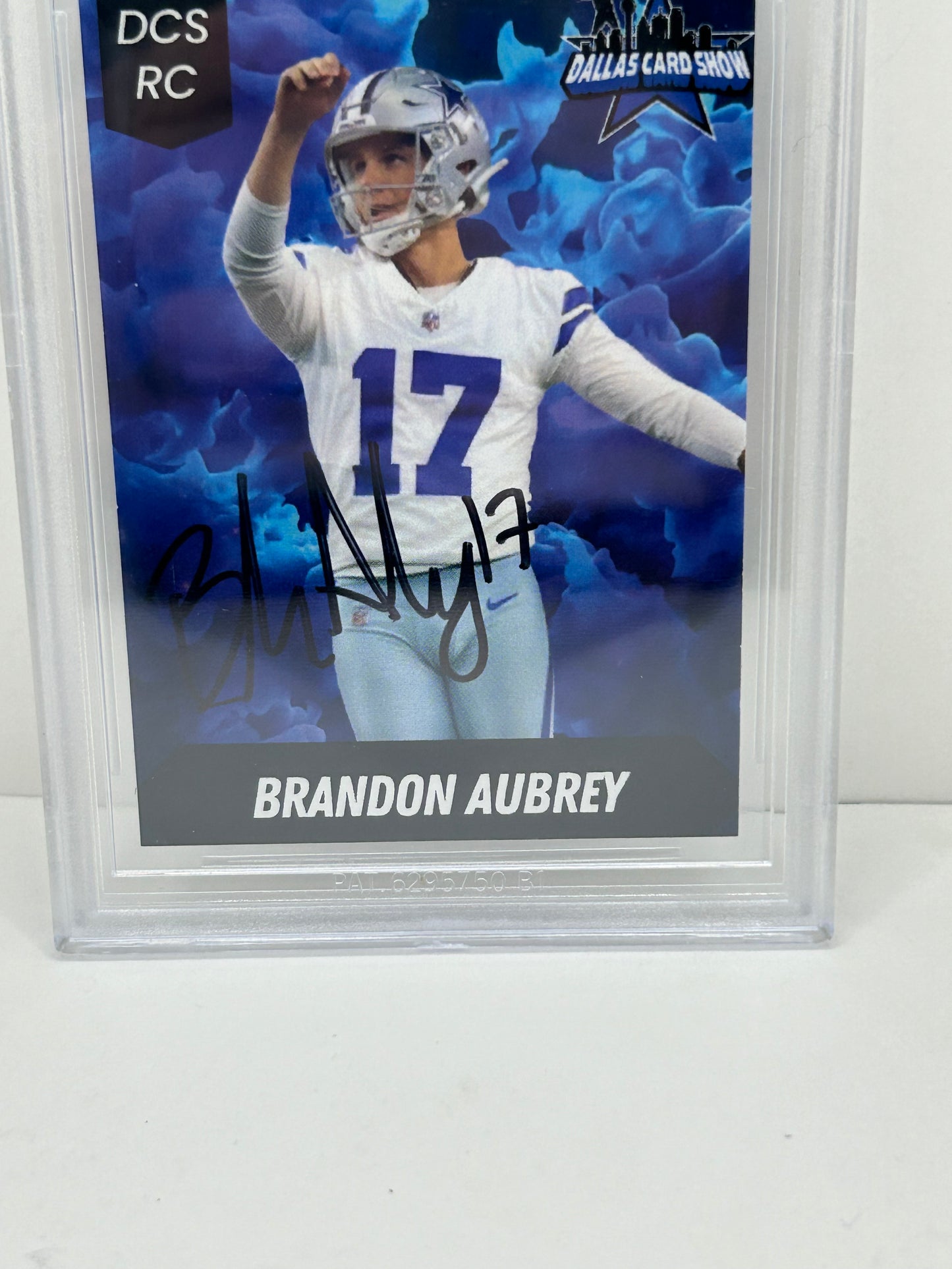 2024 Dallas Card Show Brandon Aubrey #3 Rookie Beckett Witnessed (4870)