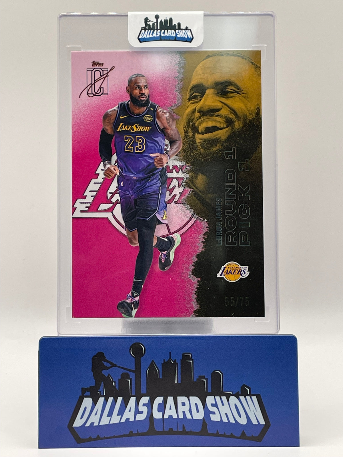 2025-26 Topps Signature Class #51 LeBron James Pink /75