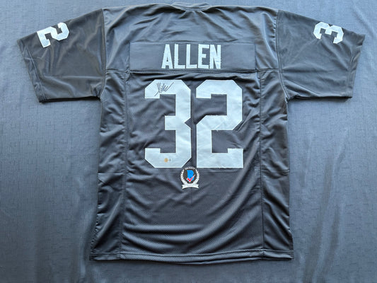 MARCUS ALLEN LOS ANGELES LA RAIDERS SIGNED JERSEY XL Chiefs USC Trojans BAS