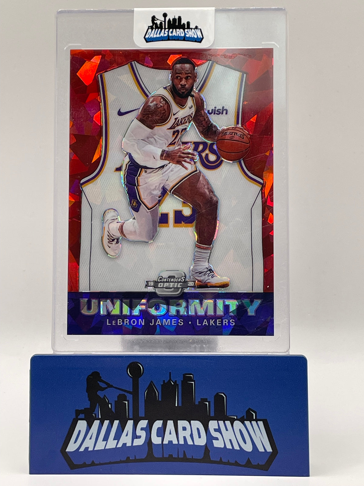 2019-20 Contenders Optic #35 LeBron James Red Ice Uniformity