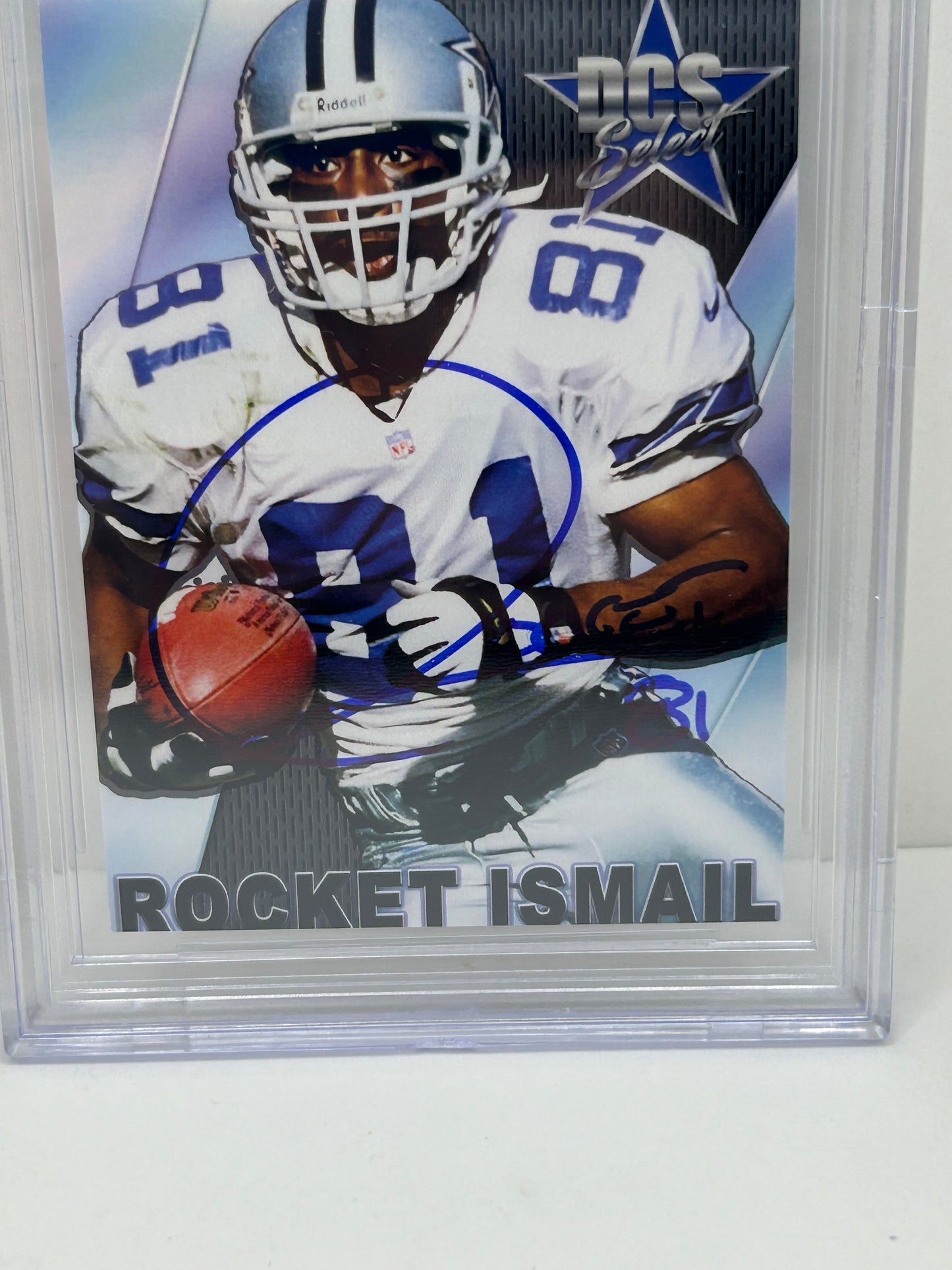 2023 Dallas Card Show Raghib "Rocket" Ismail January Guest Collection Beckett 10 Auto (3898)