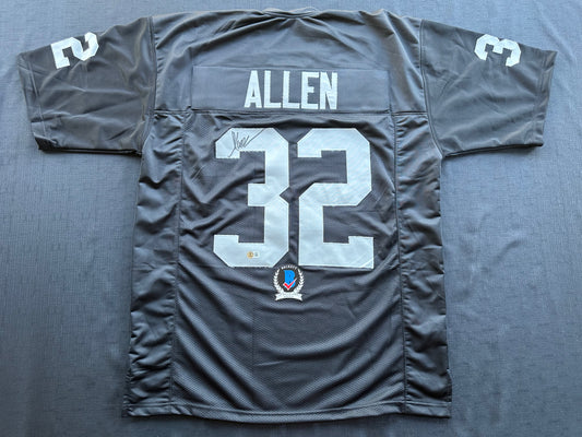 MARCUS ALLEN LOS ANGELES LA RAIDERS SIGNED JERSEY XL Chiefs USC Trojans BAS (Copy)