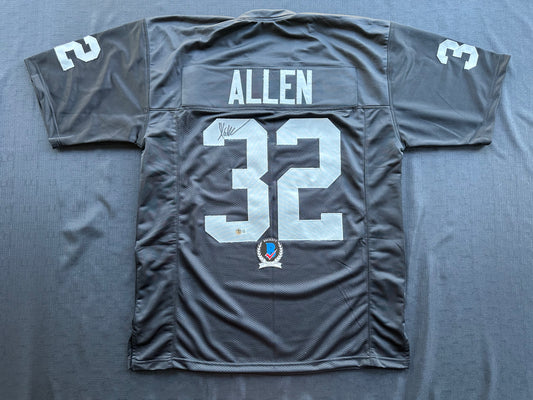 MARCUS ALLEN LOS ANGELES LA RAIDERS SIGNED JERSEY XL Chiefs USC Trojans BAS