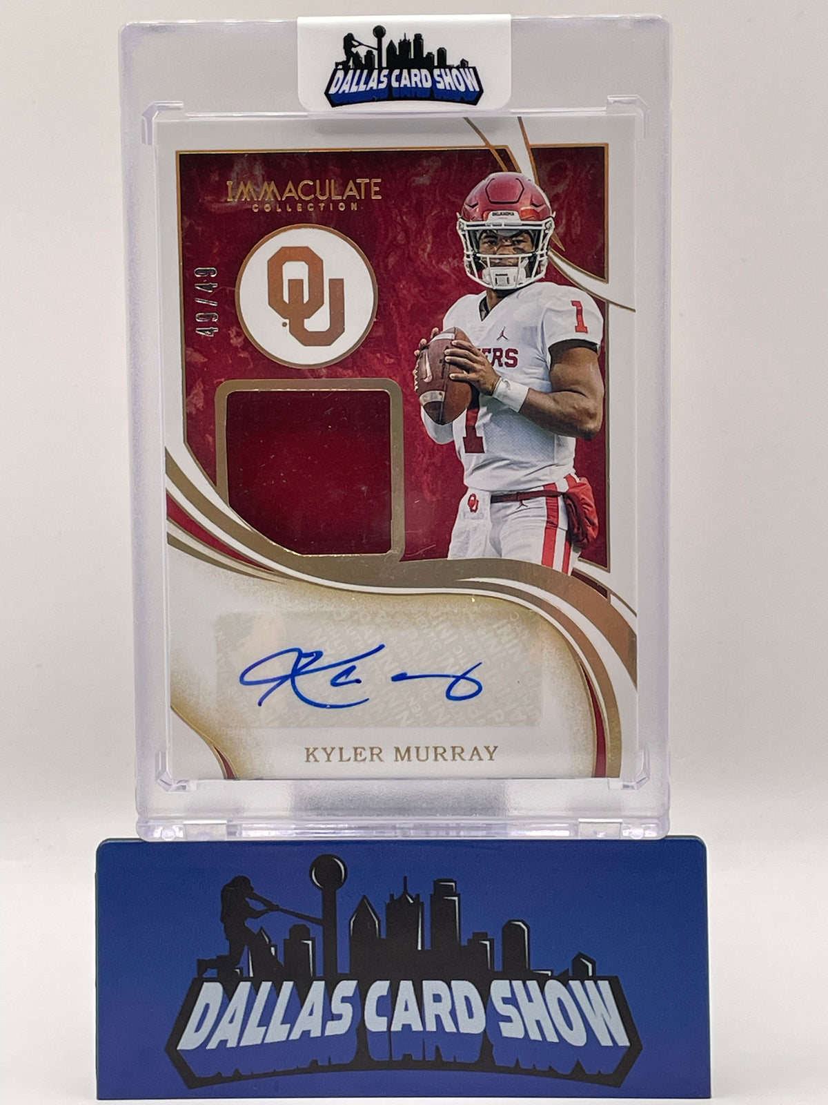2020 Panini Immaculate Collegiate #1 Kyler Murray Patch Autograph /49