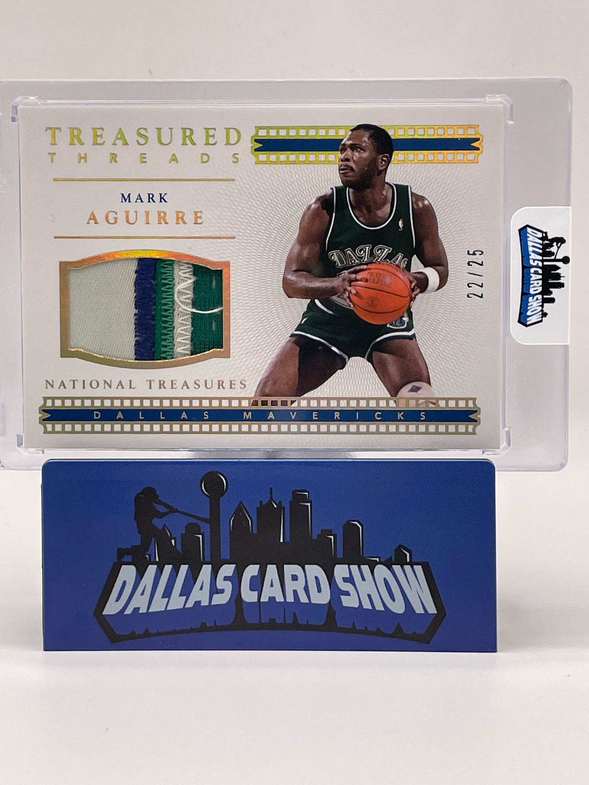 2015-16 National Treasure #34 Mark Aguirre Treasured Threads /25