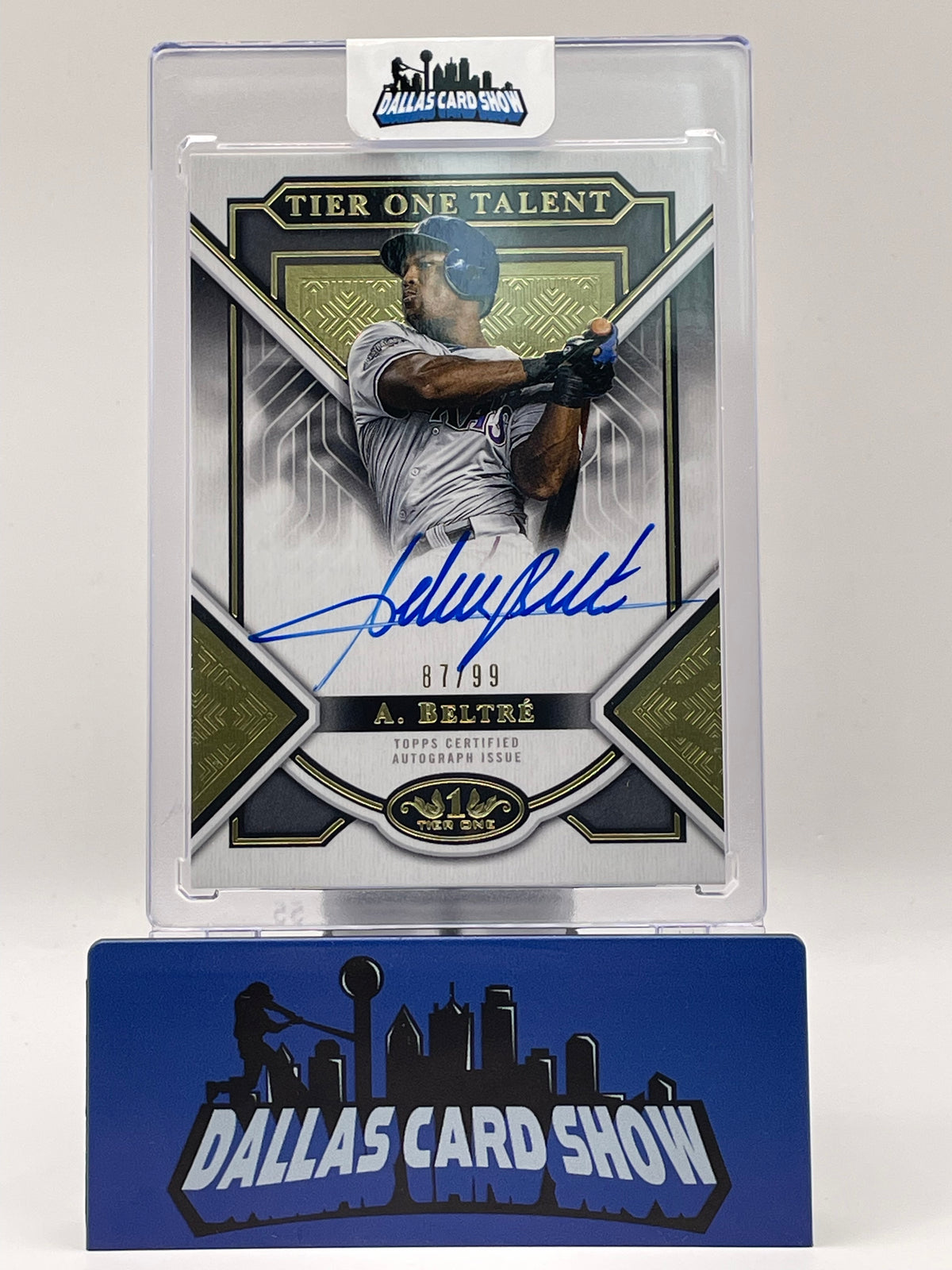 2023 Topps Tier one #T1TA-AB Adrian Beltre Certified Tier One Talen Autograph /99