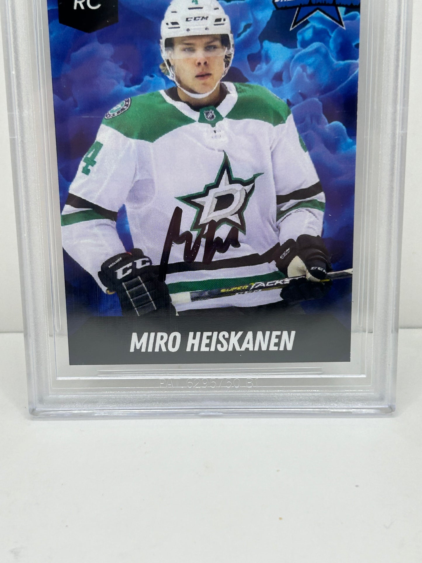 2024 Dallas Card Show Miro Heiskanen Autograph #4 Beckett Witnessed