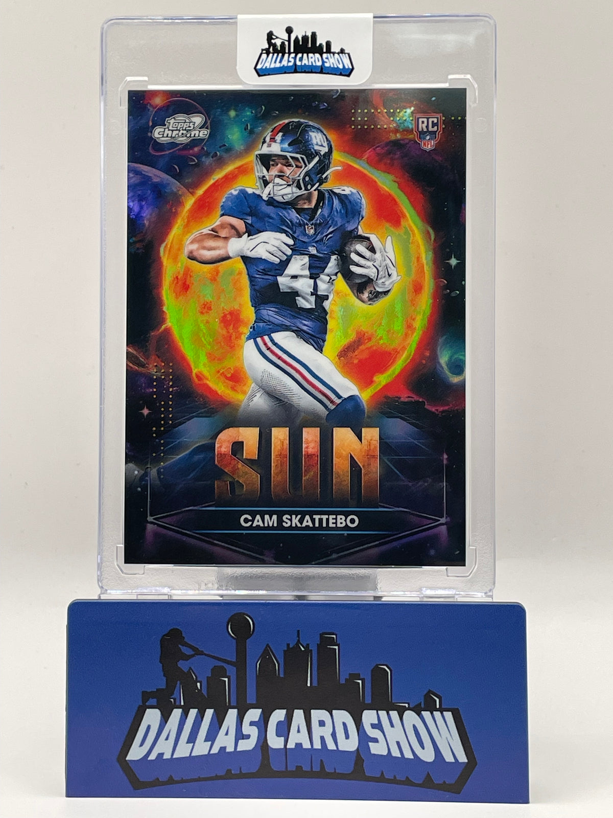 2025 Topps Chrome Cosmic #PPSU-CS Cam Skattebo Sun Case Hit