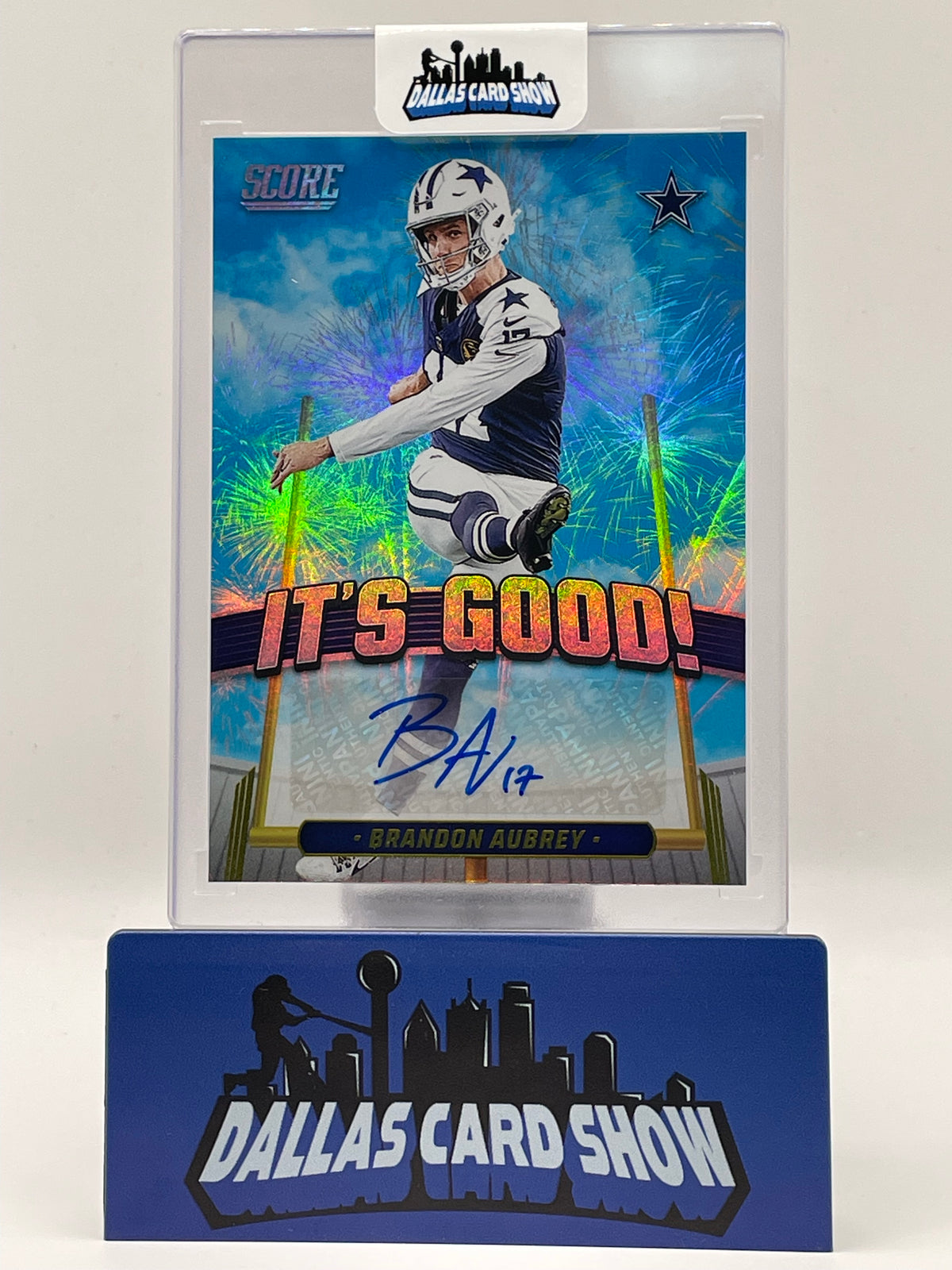2025 Panini Score #IGG-BAY Brandon Aubrey It's Good Autograph