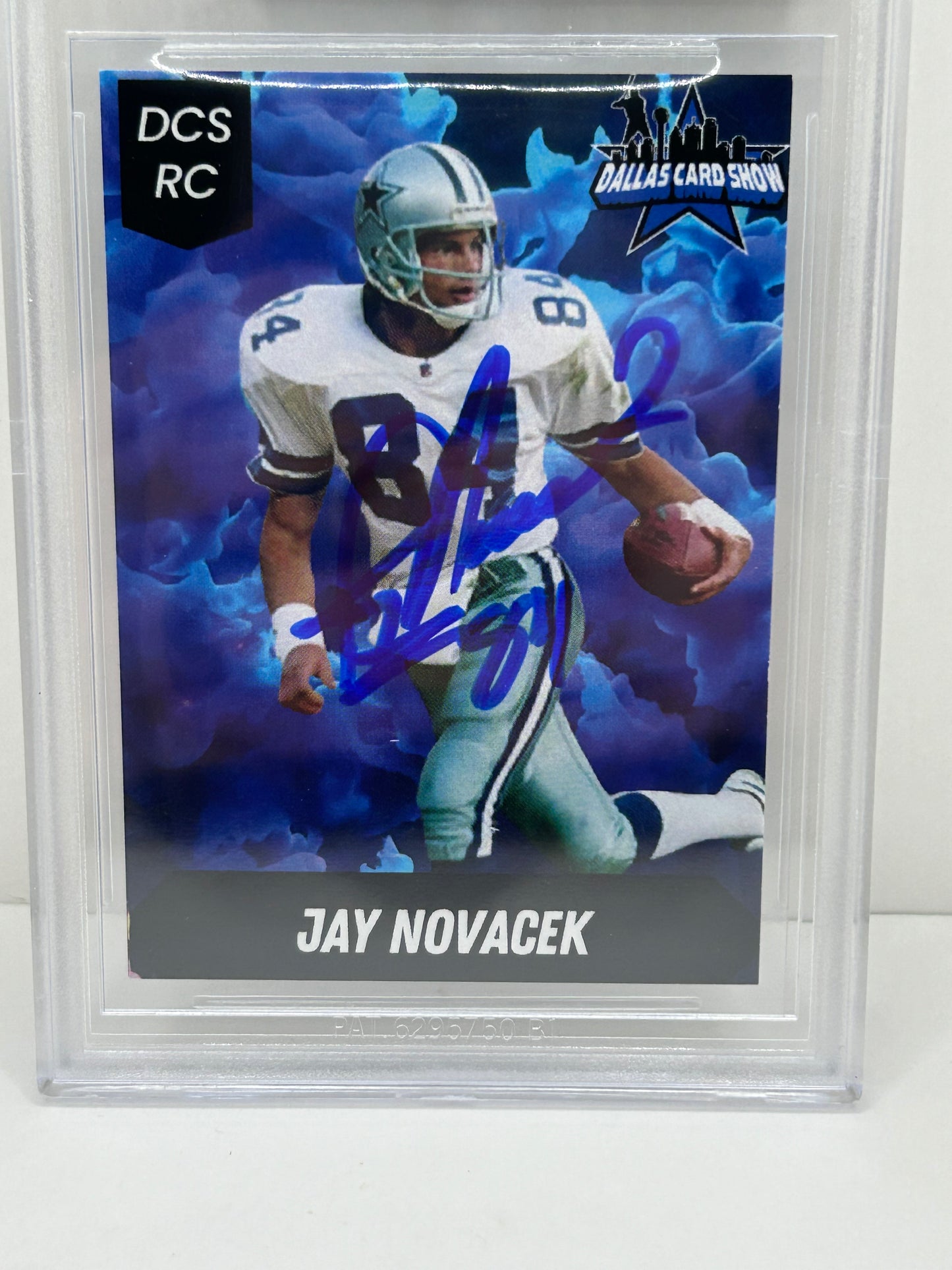 2024 Dallas Card Show Jay Novacek #5 Beckett Witnessed Authentic Autograph (4854)