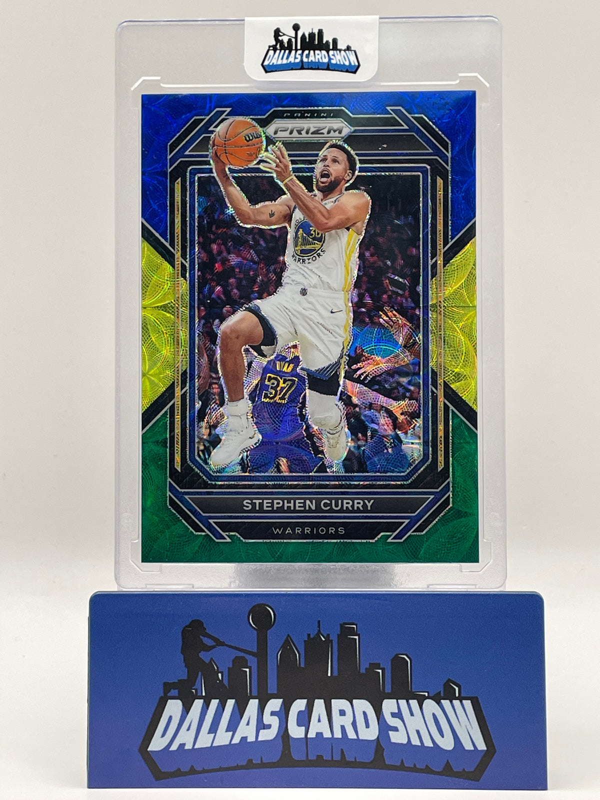 2022-23 Panini Prizm Choice #101 Stephen Curry Blue/Yellow/Green