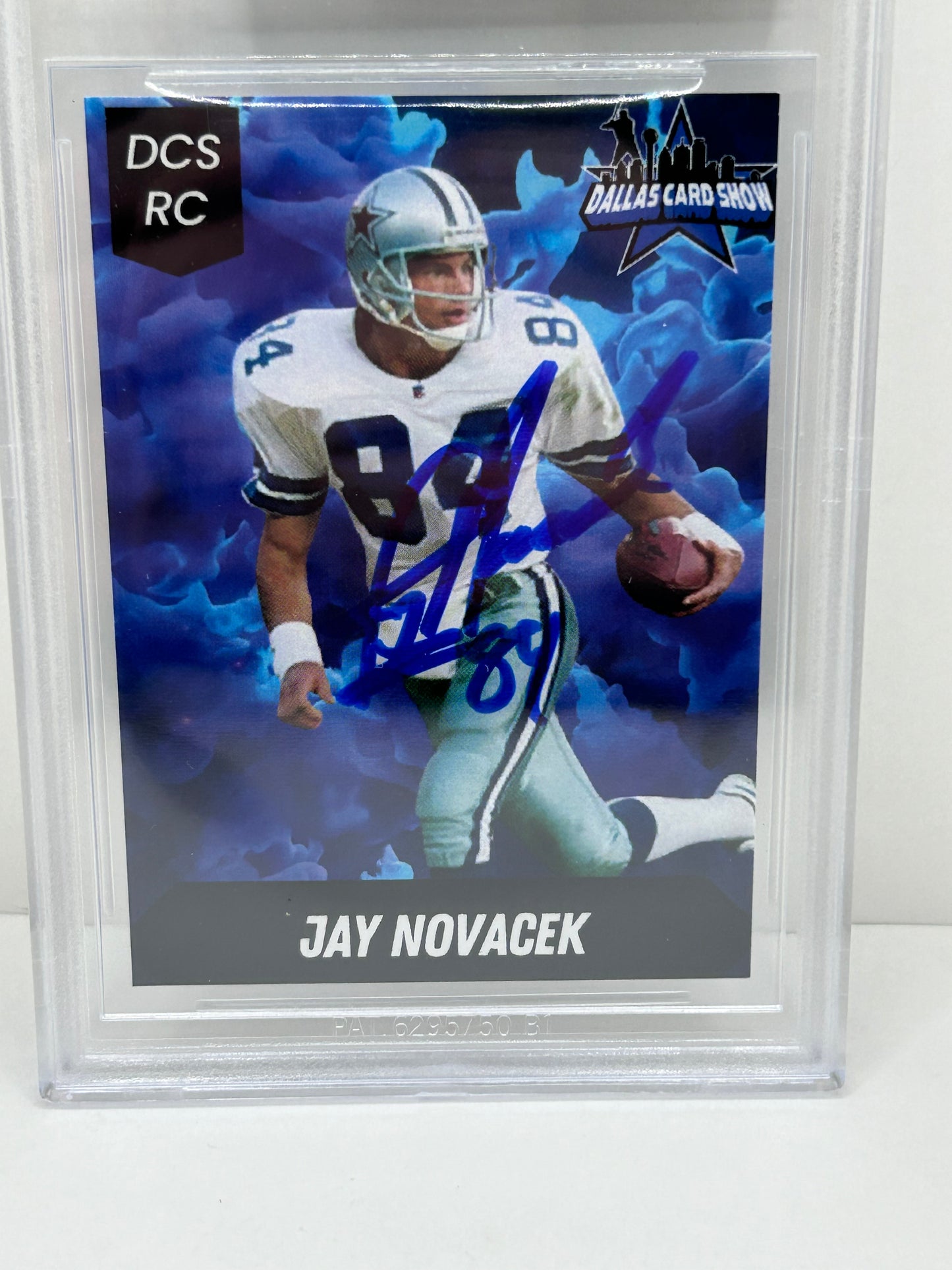 2024 Dallas Card Show Jay Novacek #5 Beckett Witnessed Authentic Autograph (4855)