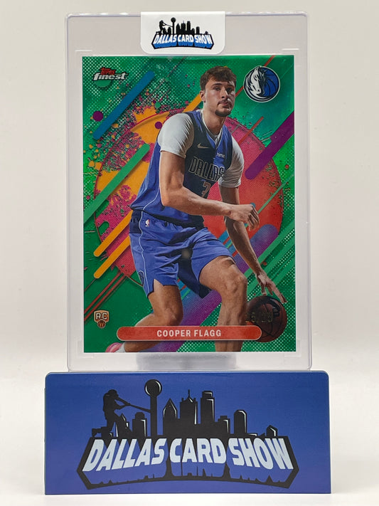 2025-26 Topps Finest #201 Cooper Flagg Green Rookie RC /25