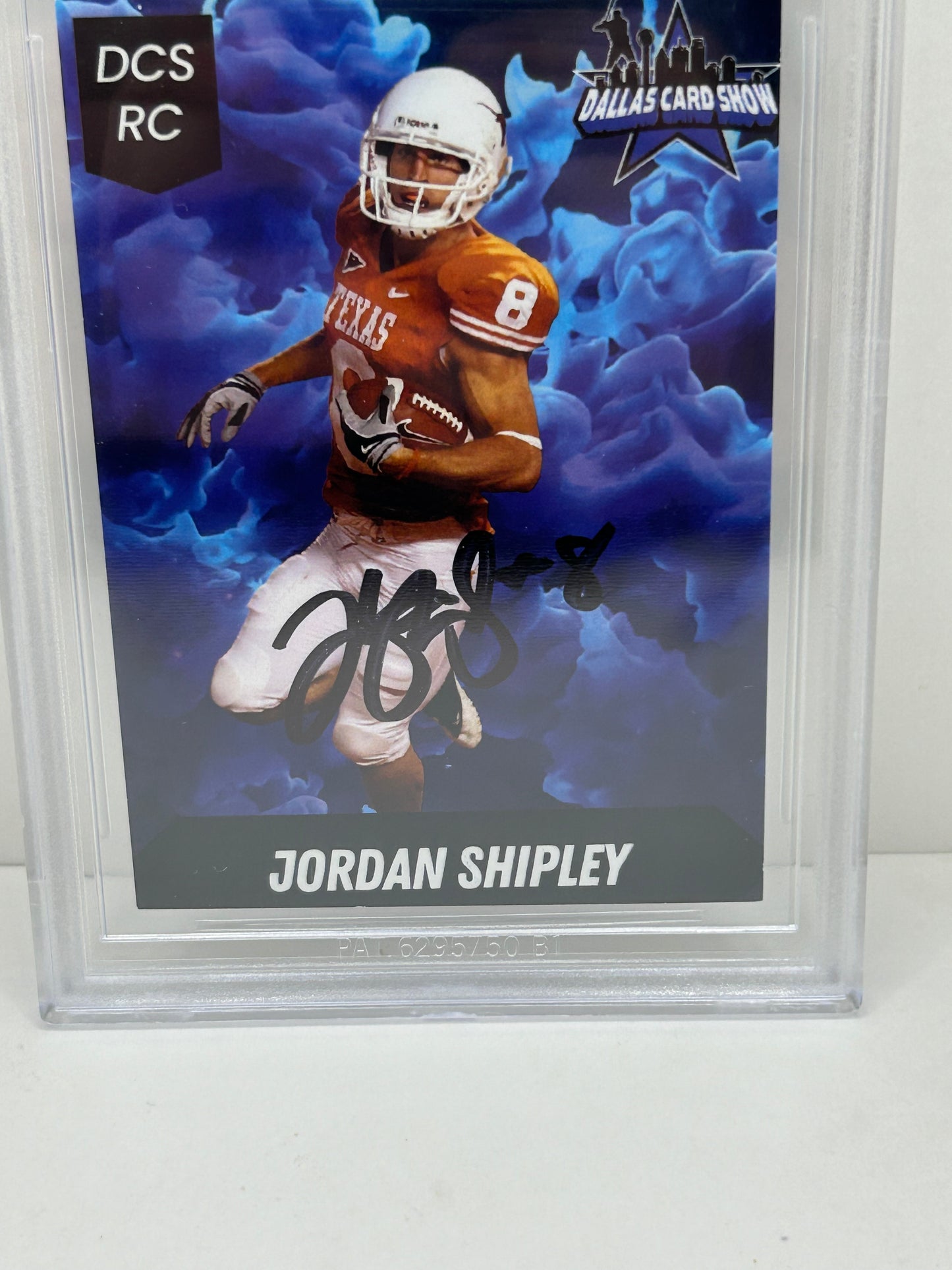 2024 Dallas Card Show Jordan Shipley #16 Beckett Witnessed Authentic Autograph (4845)