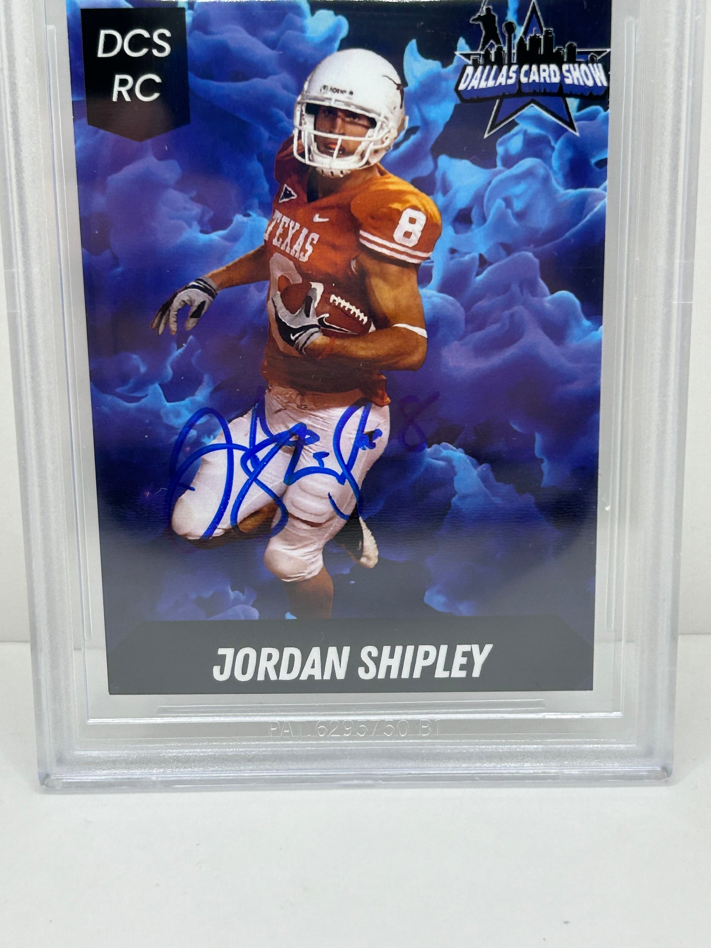 2024 Dallas Card Show Jordan Shipley #16 Beckett Witnessed Authentic Autograph (4847)