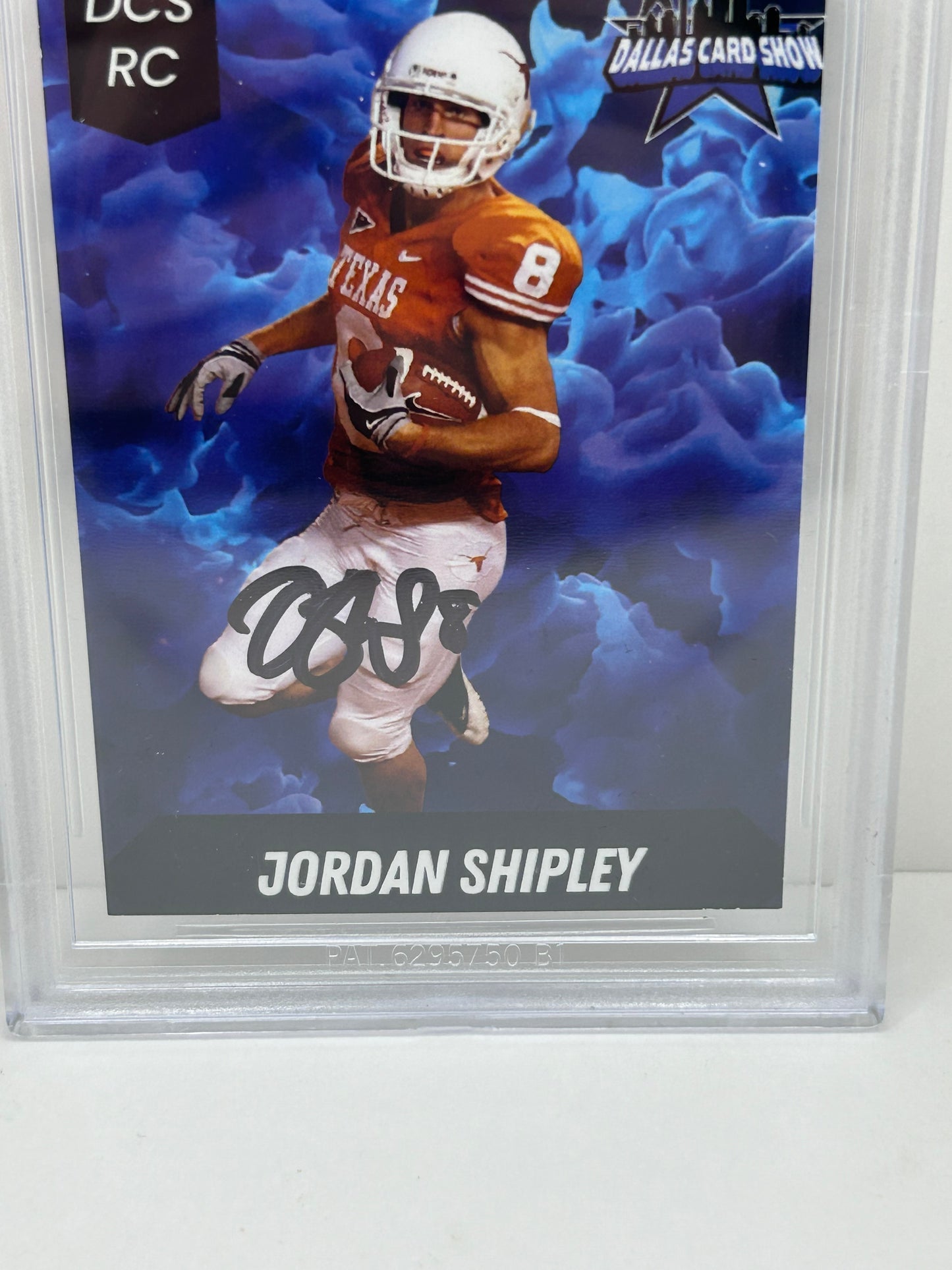 2024 Dallas Card Show Jordan Shipley #16 Beckett Witnessed Authentic Autograph (4843)