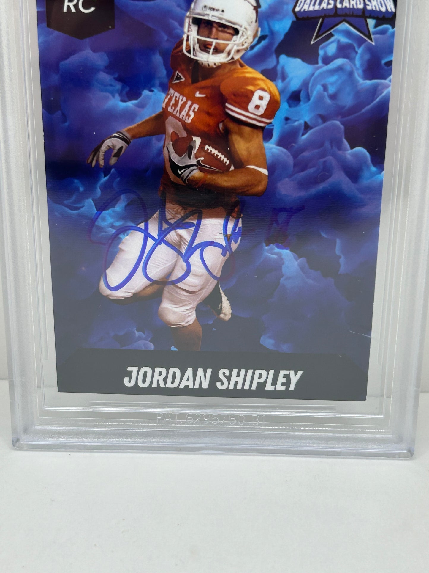2024 Dallas Card Show Jordan Shipley #16 Beckett Witnessed Authentic Autograph (4848)