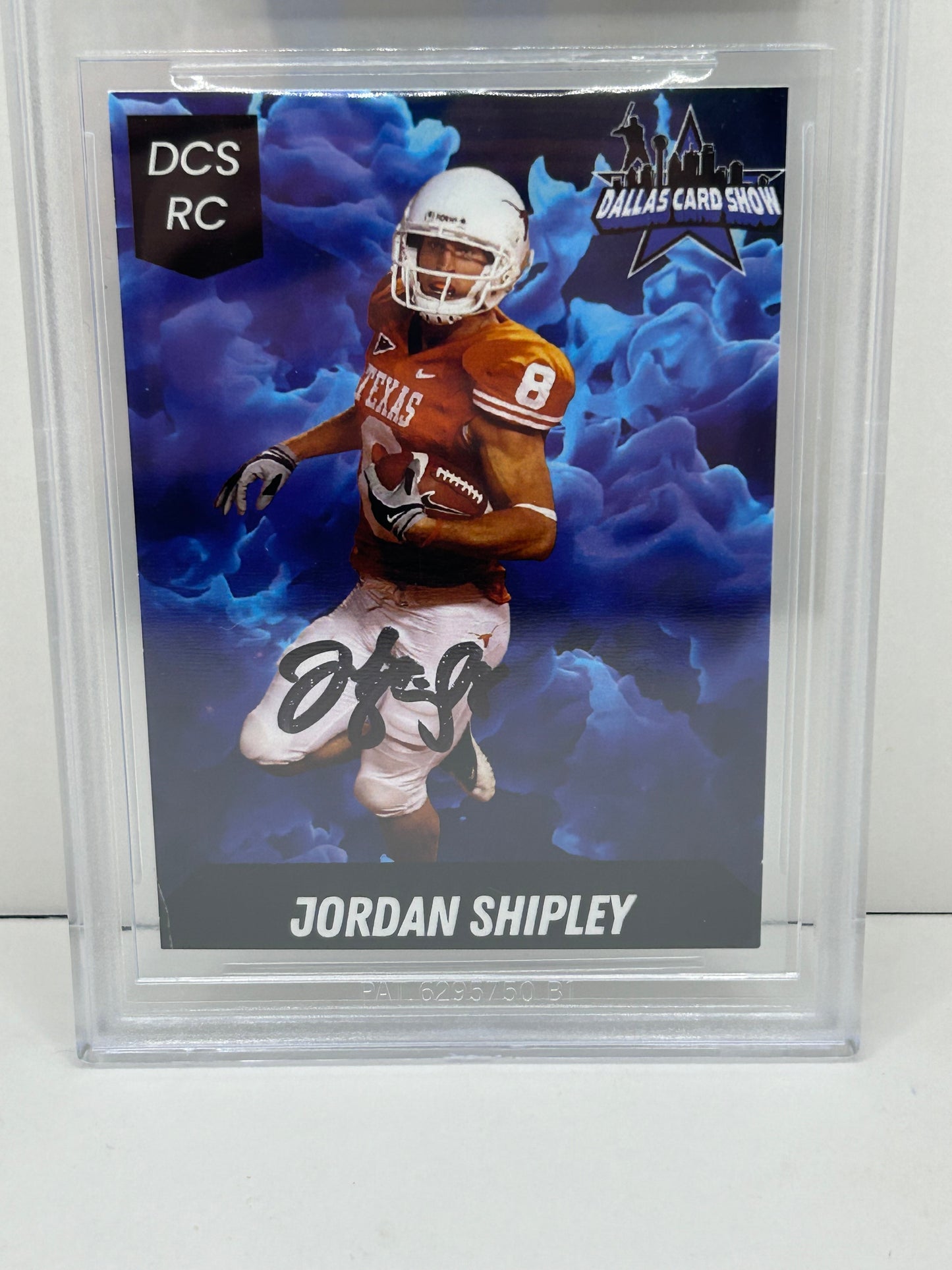 2024 Dallas Card Show Jordan Shipley #16 Beckett Witnessed Authentic Autograph (4849)