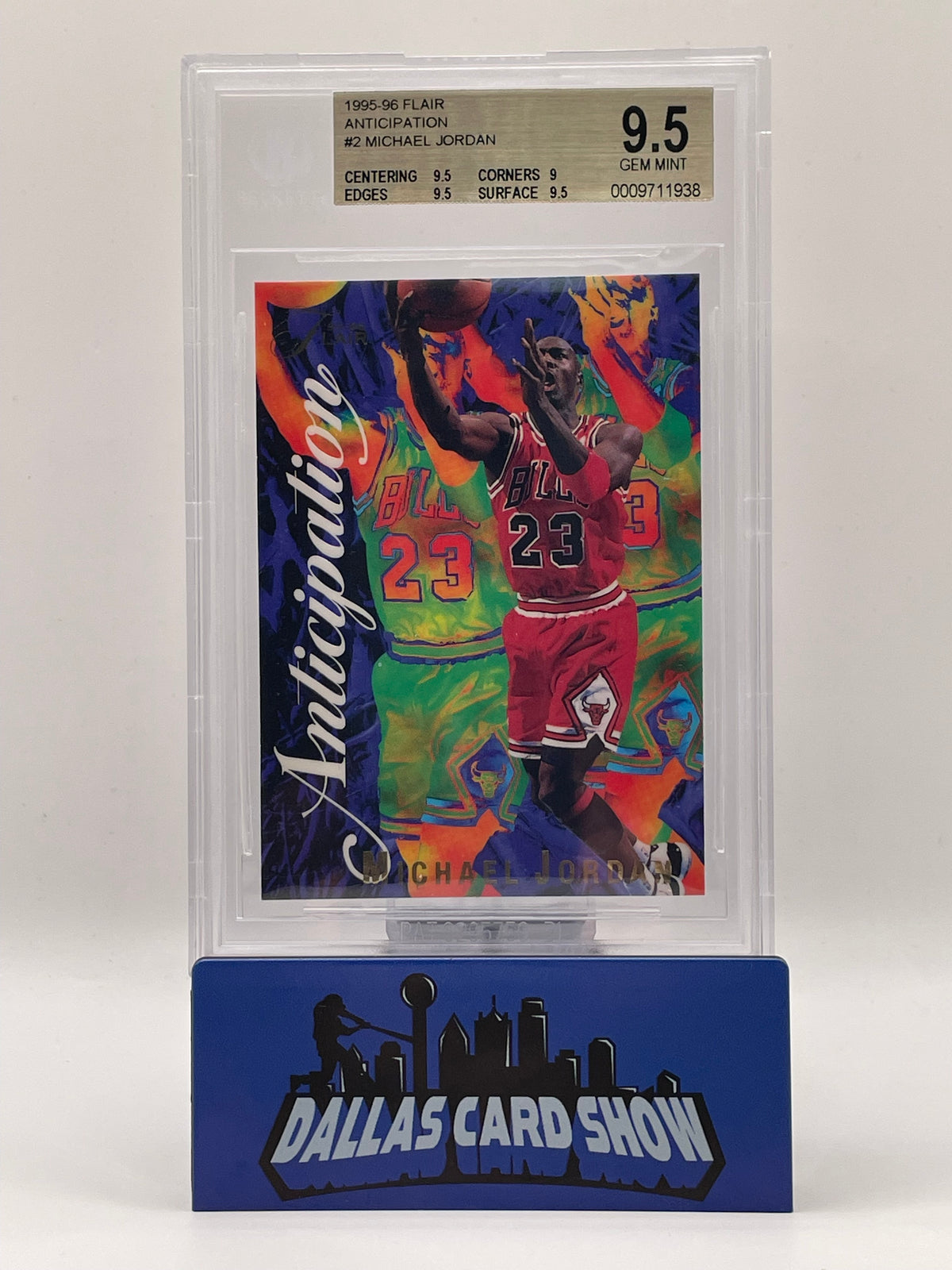 1995-96 Flair Anticipation #2 Michael Jordan BGS 9.5