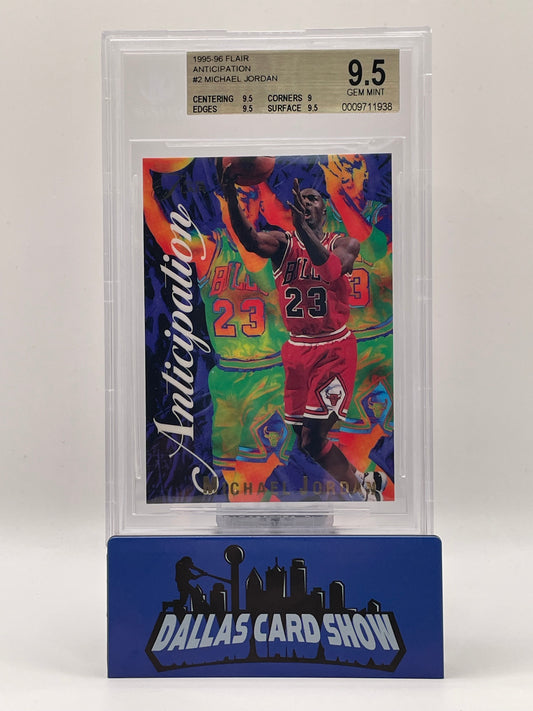 1995-96 Flair Anticipation #2 Michael Jordan BGS 9.5