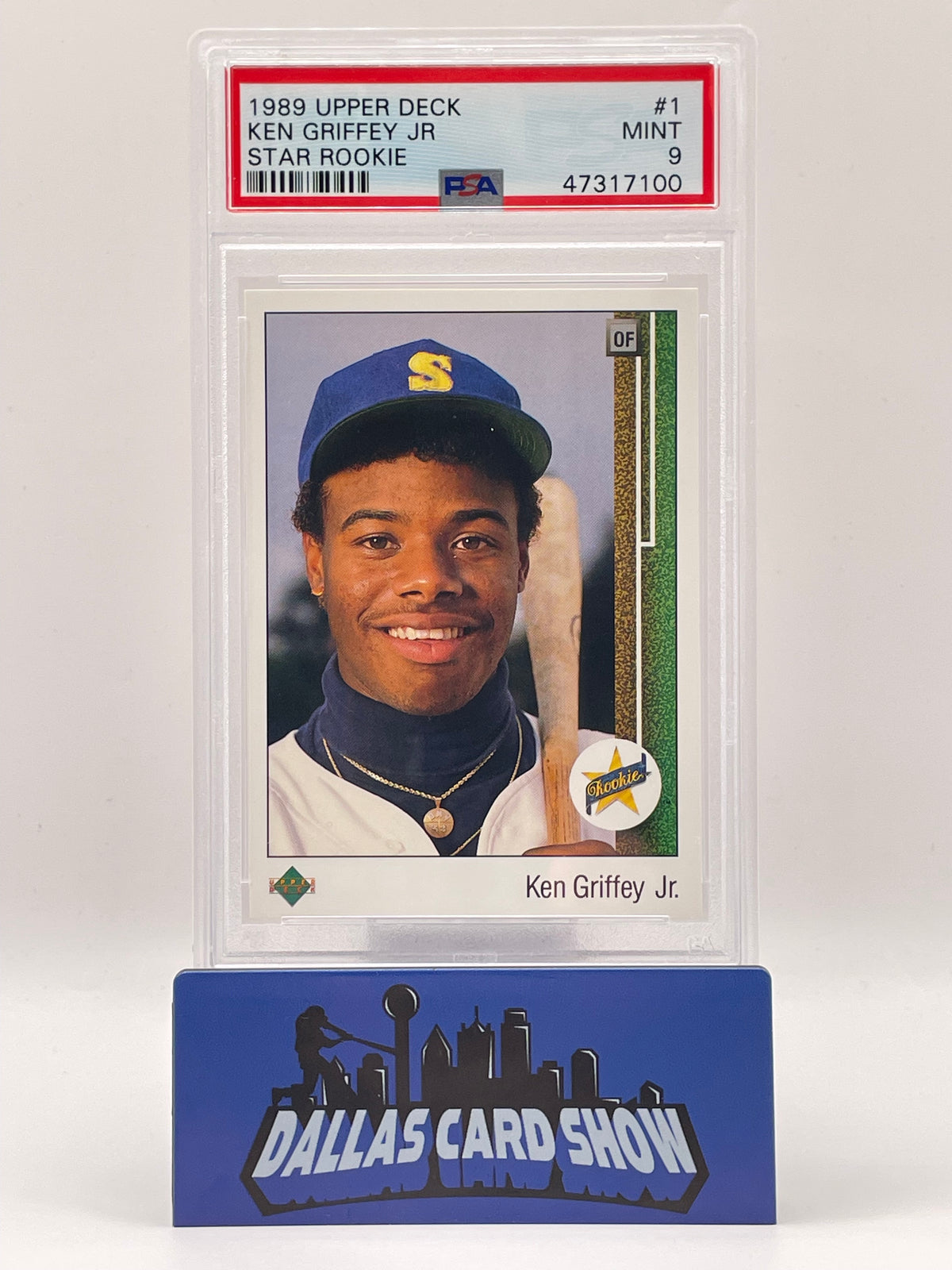 1989 Upper Deck #1 Ken Griffey Jr. Star Rookie RC PSA 9