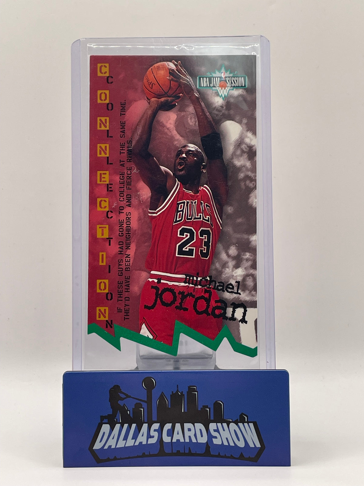 1995-96 Fleer Jam Session Connection Collection Die Cut #D13 Michael Jordan