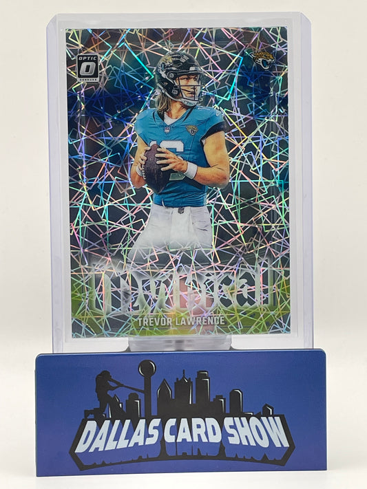 2023 Panini Optic #8 Trevor Lawrence Mythical Case Hit