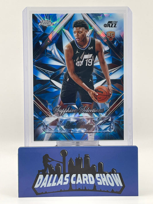 2025-26 Topps Chrome Sapphire #SS-5 Ace Bailey Sapphire Selections Rookie RC