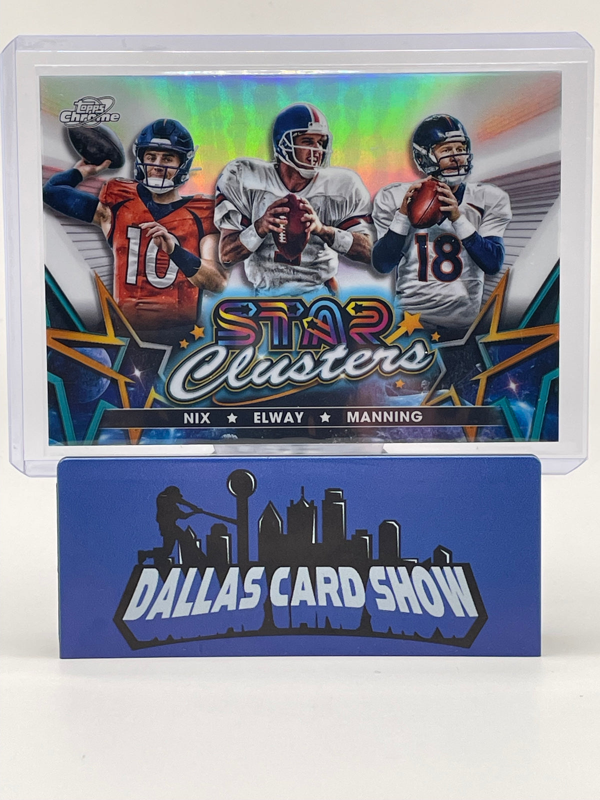 2024 Topps Chrome Cosmic #SCl2 Nix/Elway/Manning Star Clusters