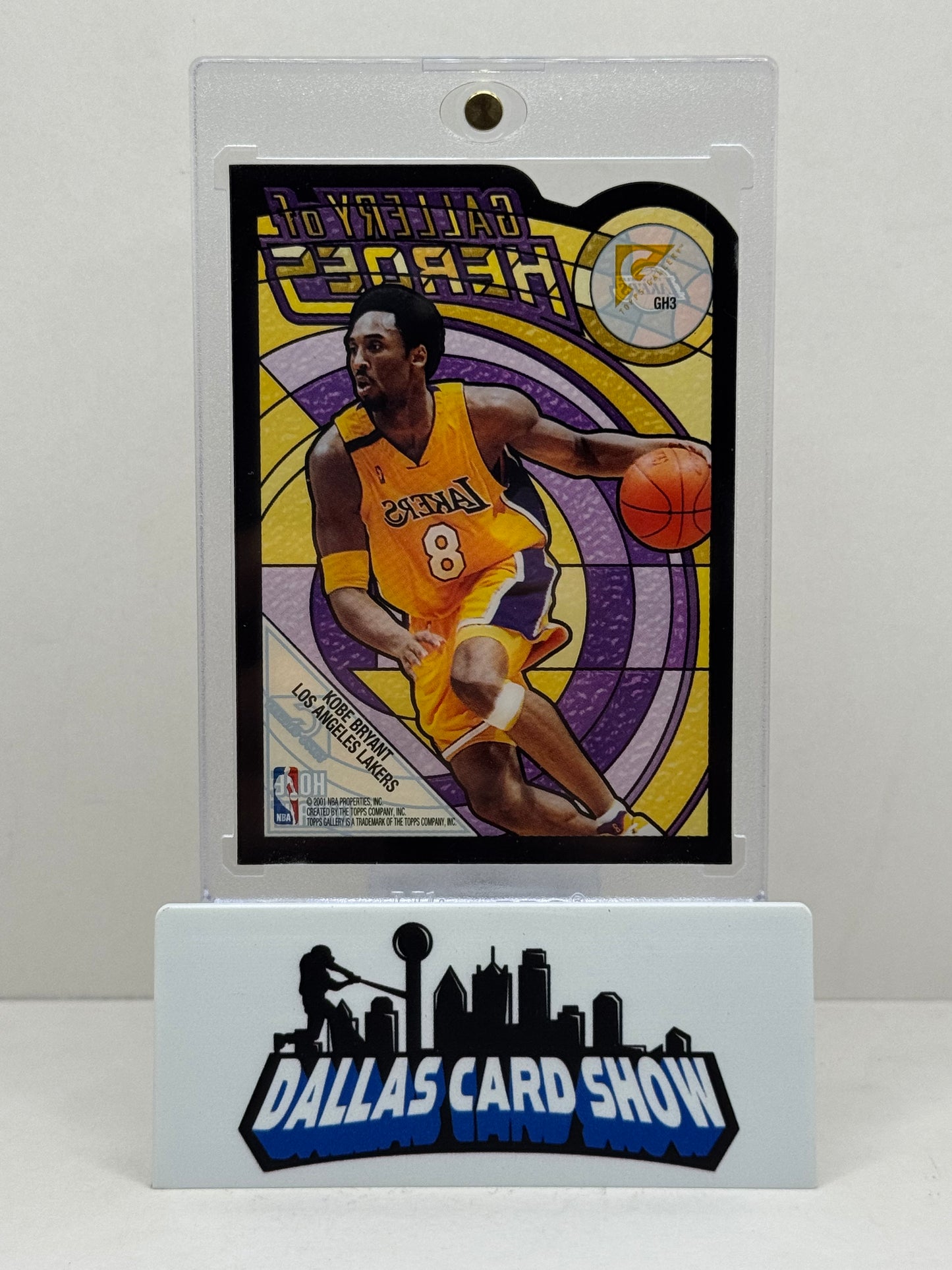 2001 Topps Gallery #GH3 Kobe Bryant Gallery of Heroes Los Angles Lakers