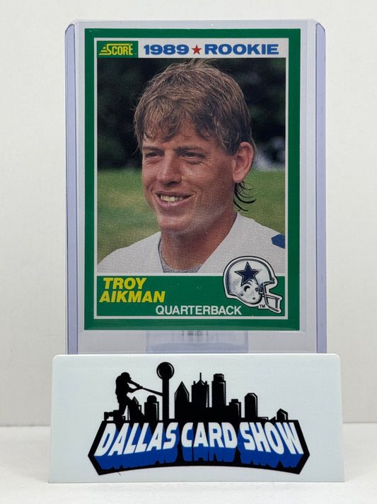 1989 Score #270 Troy Aikman Rookie RC Cowboys