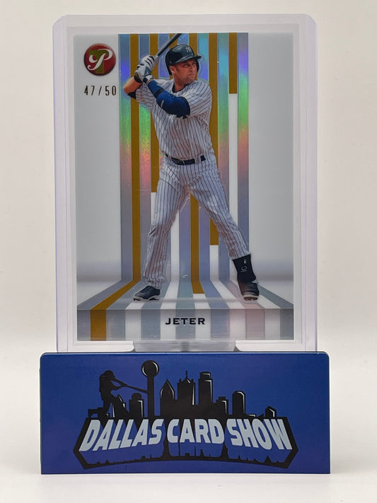 2026 Topps Pristine #S-1 Derek Jeter Gold Spotless /50