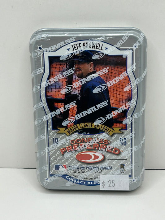 1998 Donruss Preferred Jeff Bagwell Tin #315/999 5 Cards Per Tin