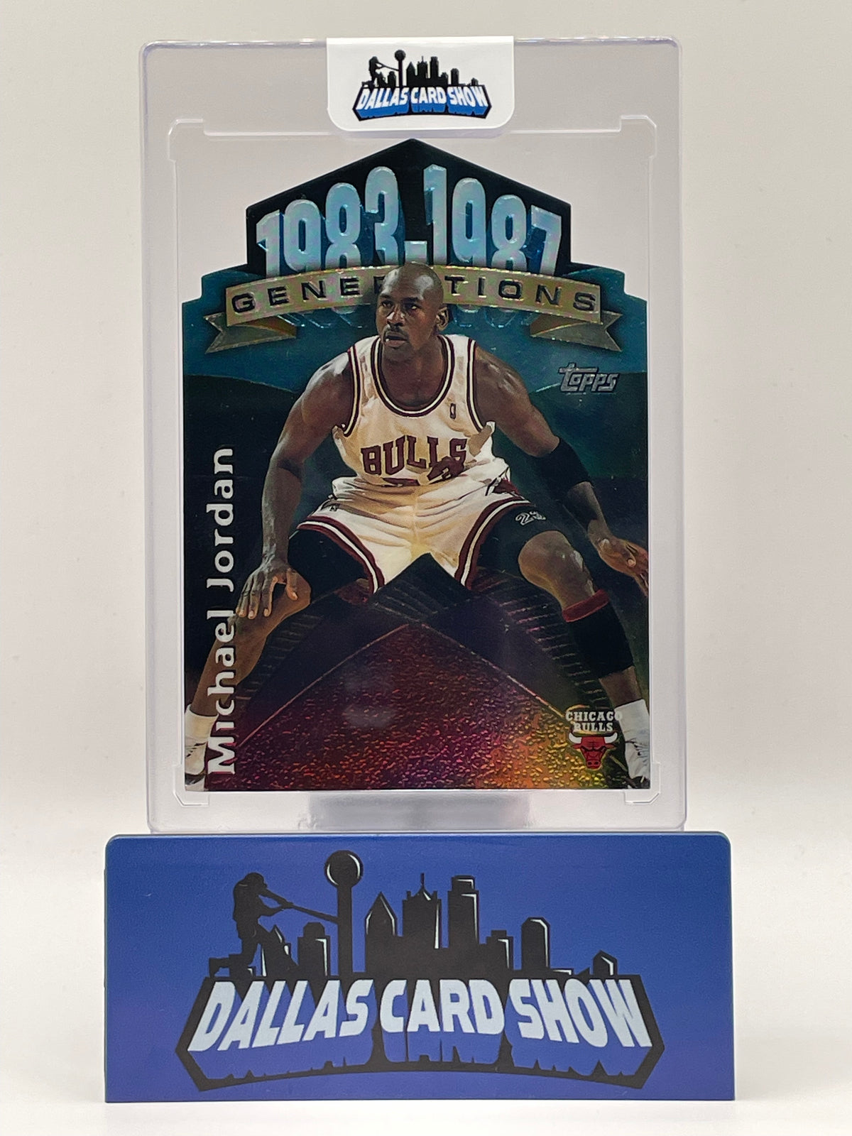 1997-98 Topps Generations Michael Jordan #G2 Die-Cut Insert Chicago Bulls (Read)