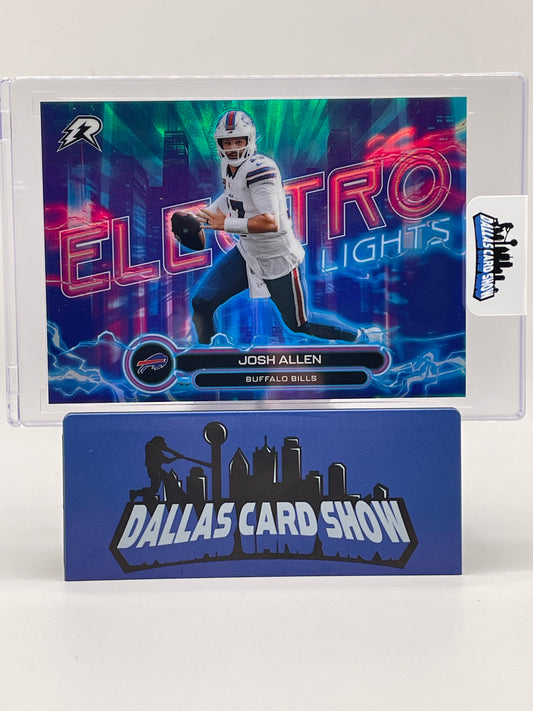 2025 Topps Resurgence #EL-4 Josh Allen Electro Lights Case Hit
