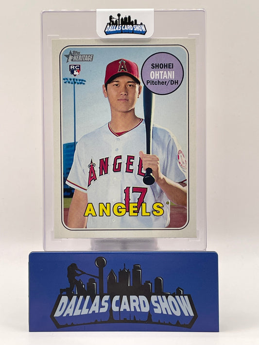 2018 Topps Heritage #600 Shohei Ohtani Rookie RC