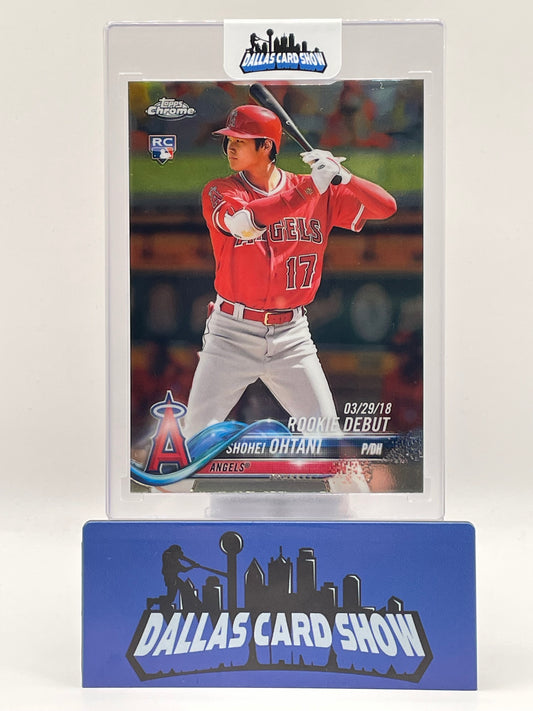 2018 Topps Chrome Update - Rookie Debut Shohei Ohtani #HMT32 (RC)