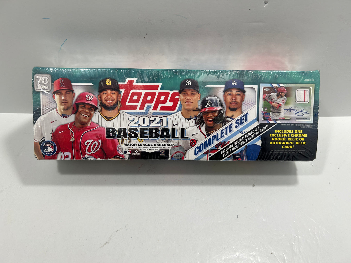 2021 Topps MLB Baseball Complete Set Factory Sealed 1 Relic/Auto