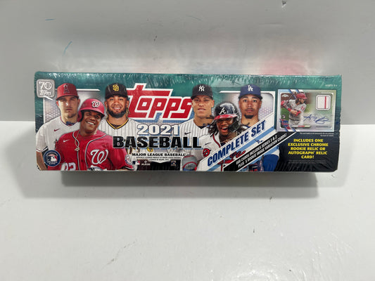 2021 Topps MLB Baseball Complete Set Factory Sealed 1 Relic/Auto