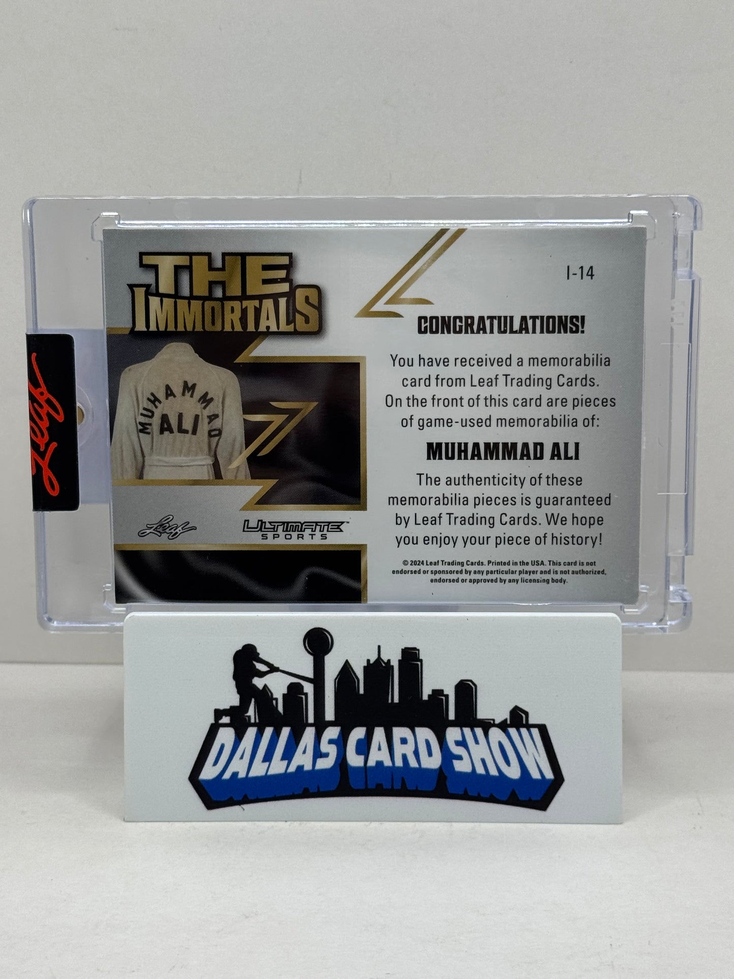 2025 Leaf Ultimate Sports #I-14 Muhammad Ali The Immortals Reic /4