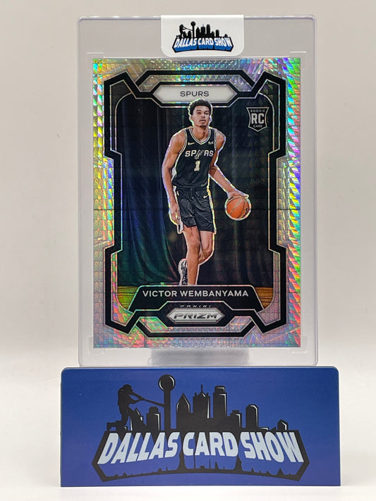 2023-24 Panini Prizm #136 Victor Wembanyama Hyper Rookie RC