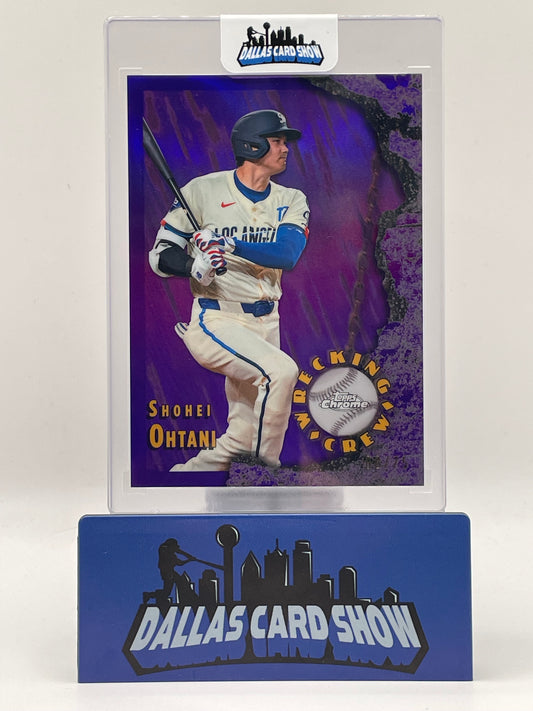 2026 Topps Chrome #WC-2 Shohei Ohtani Wrecking Crew Purple /75
