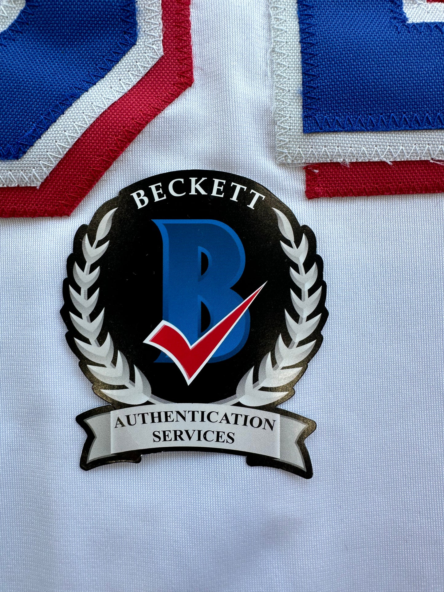 EVAN CARTER TEXAS RANGERS SIGNED Home JERSEY XL BAS COA