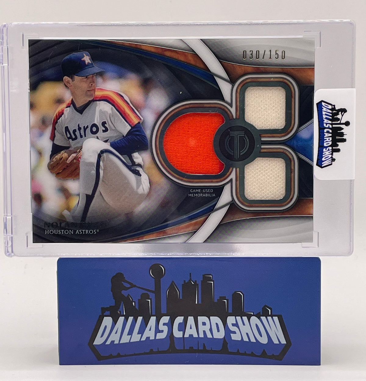 2018 Topps Tribute #TTR-NR Nolan Ryan Tribute Triple Relic /150
