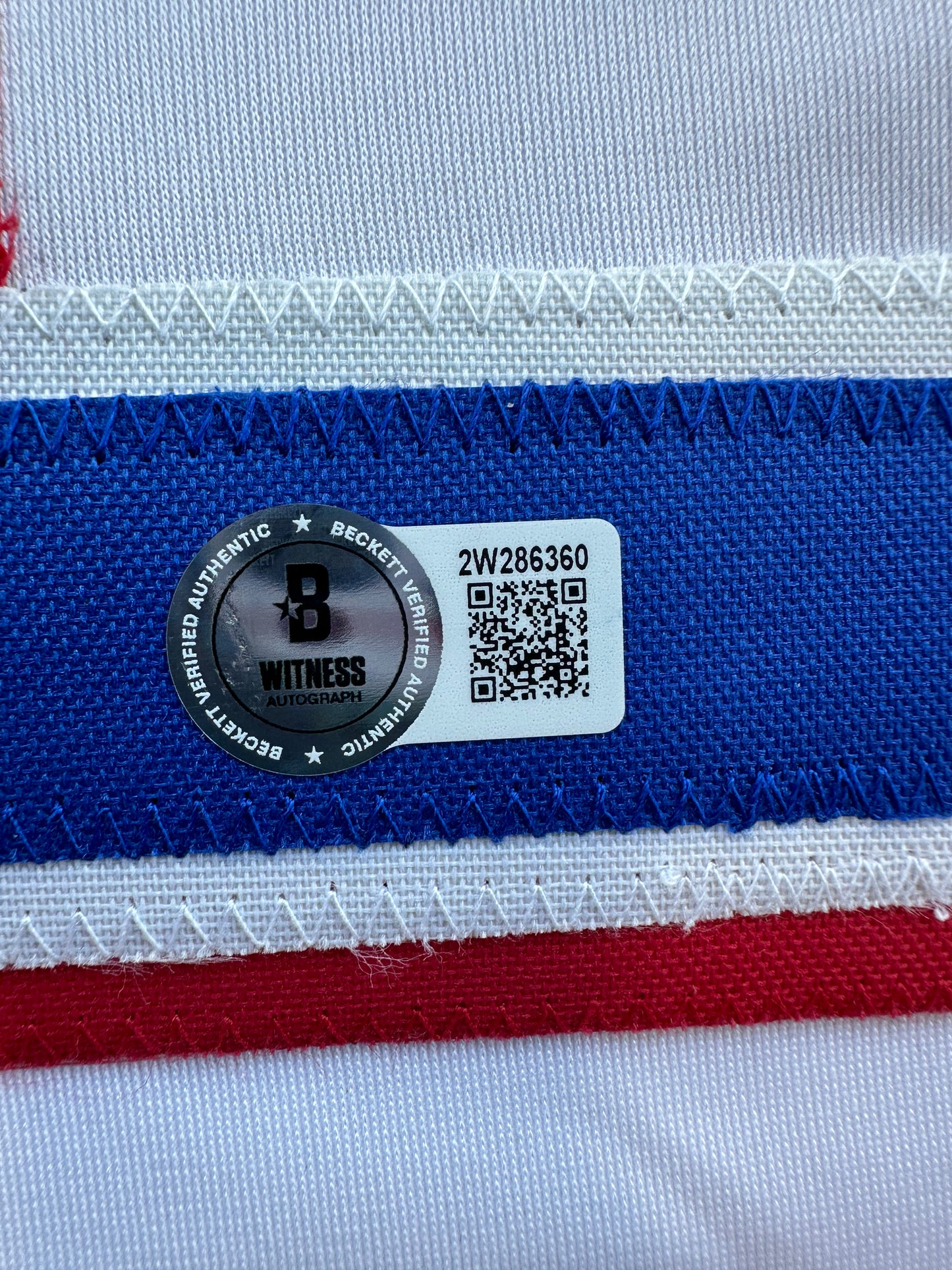 EVAN CARTER TEXAS RANGERS SIGNED Home JERSEY XL BAS COA